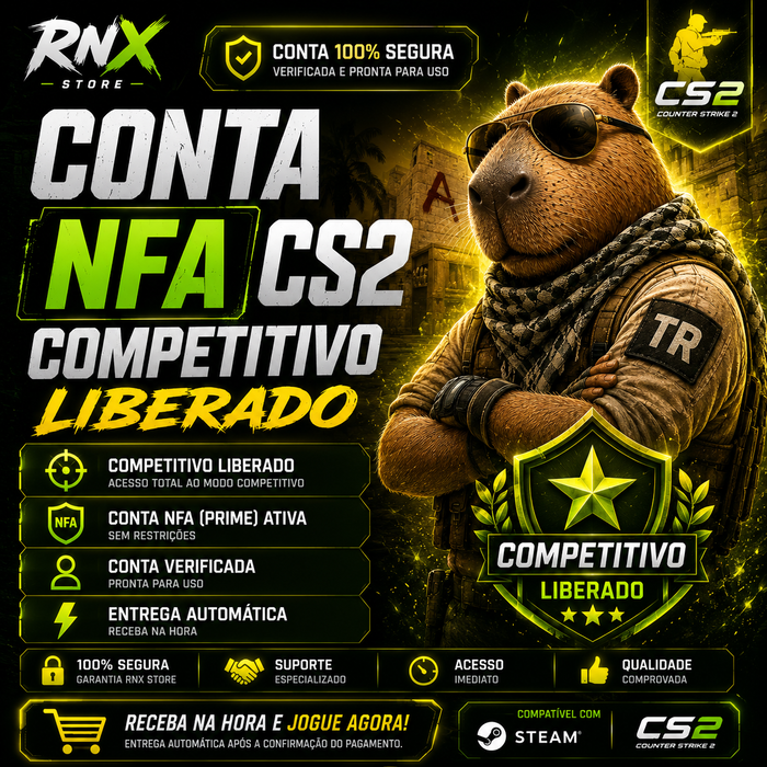 Conta NFA CS2 Competitivo